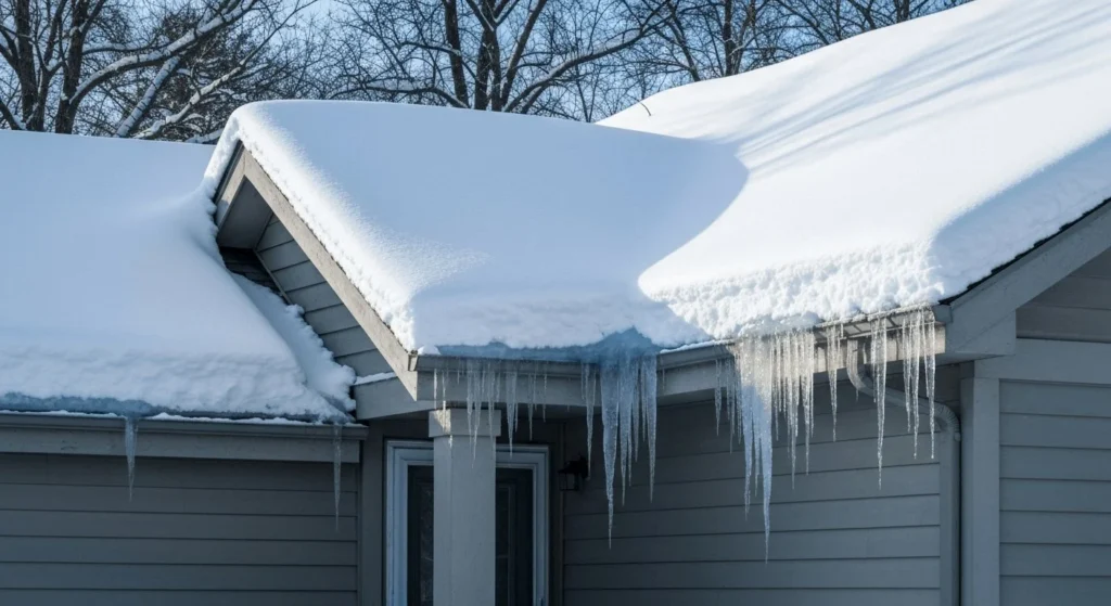 How Snow and Ice Damage Your Roof (and What to Check Before Spring)
